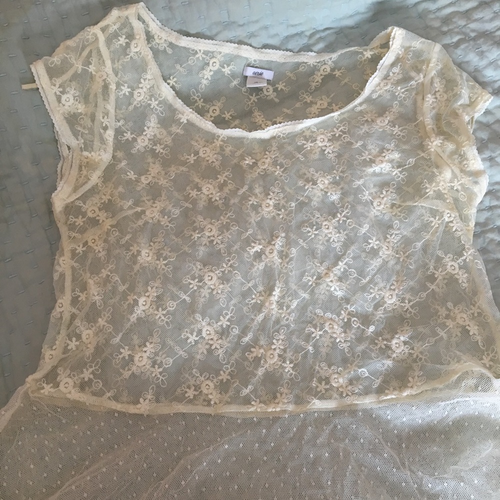 White Lace Top